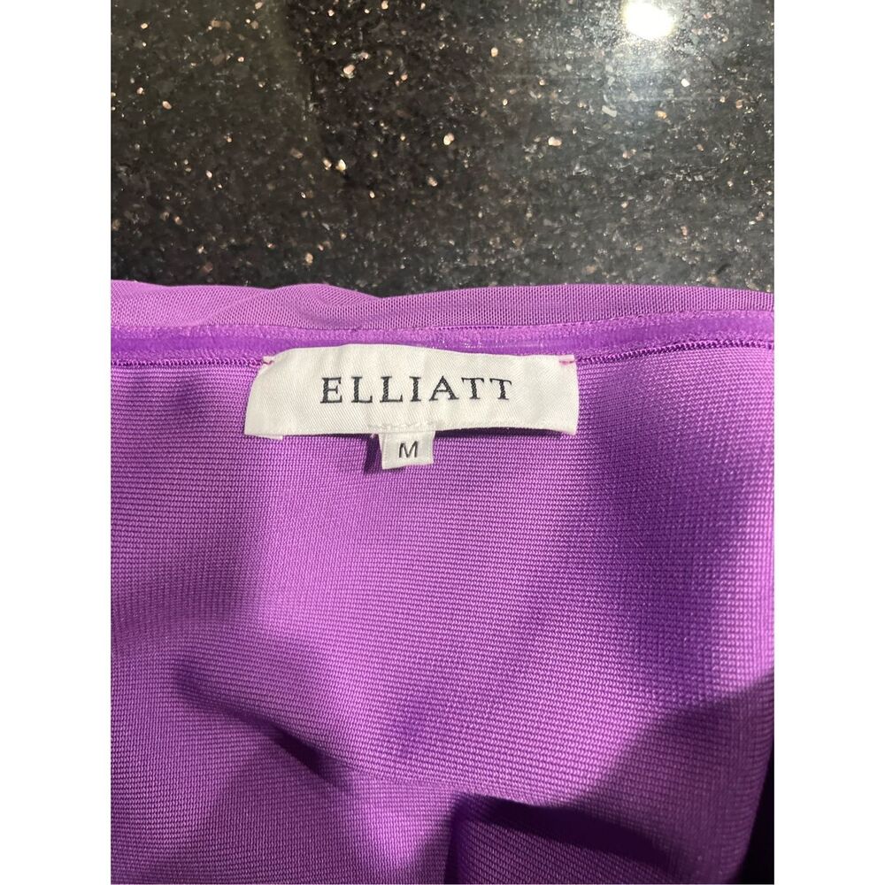 Elliatt Purple One-Shoulder Wedding Dress - Picture 10 of 12